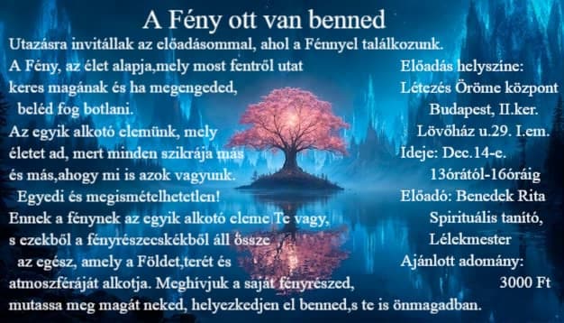 A Fény ott van Benned